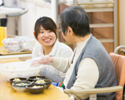 昼食準備